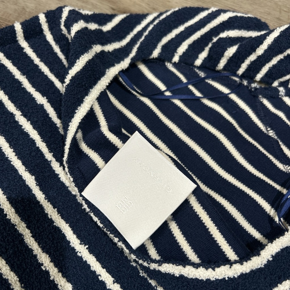 Givenchy striped terry halter neck mini dress in navy - Picture 10 of 10